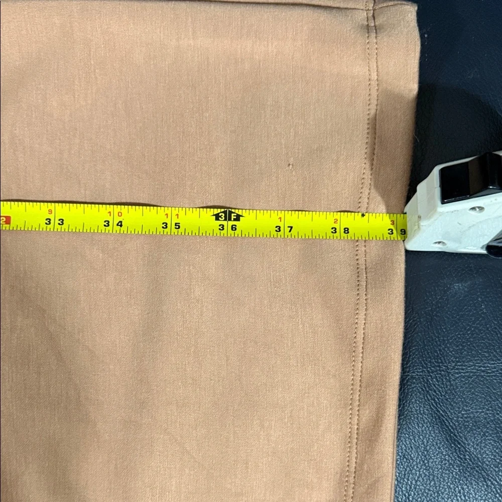 Magaschoni Tan Wide-Leg Pants - Picture 6 of 9